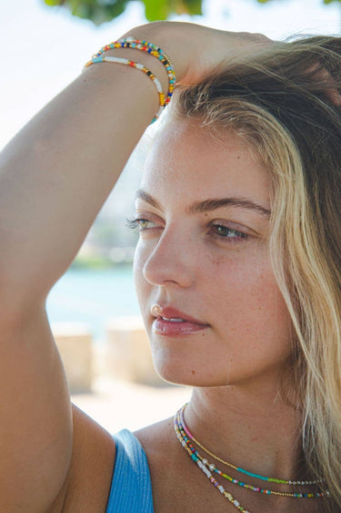 Beatriz Colorful Beaded Bracelet Set